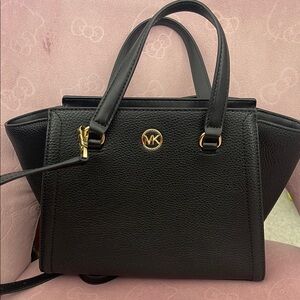 Michael Kors Black Leather Handbag